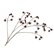 Kunsttak Fritillaria Bruin/Wit 123 cm