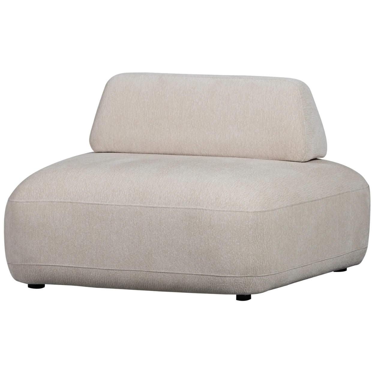 Sterck fauteuil met verplaatsbare rugleuning zand