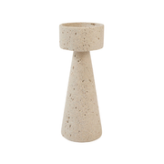 Kandelaar Malopi sand Ø9,5x25 cm