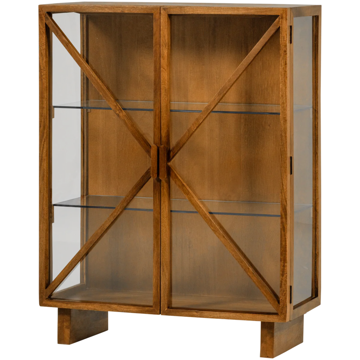 KELLA 2-DOOR CABINET MANGO WOOD NATURAL