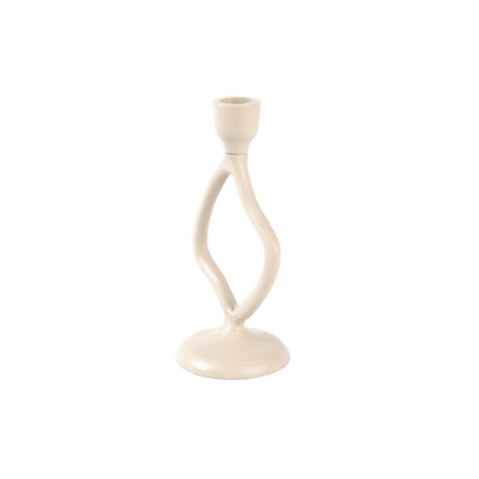 Kandelaar Jezra creme 9,5 x 18,5 cm