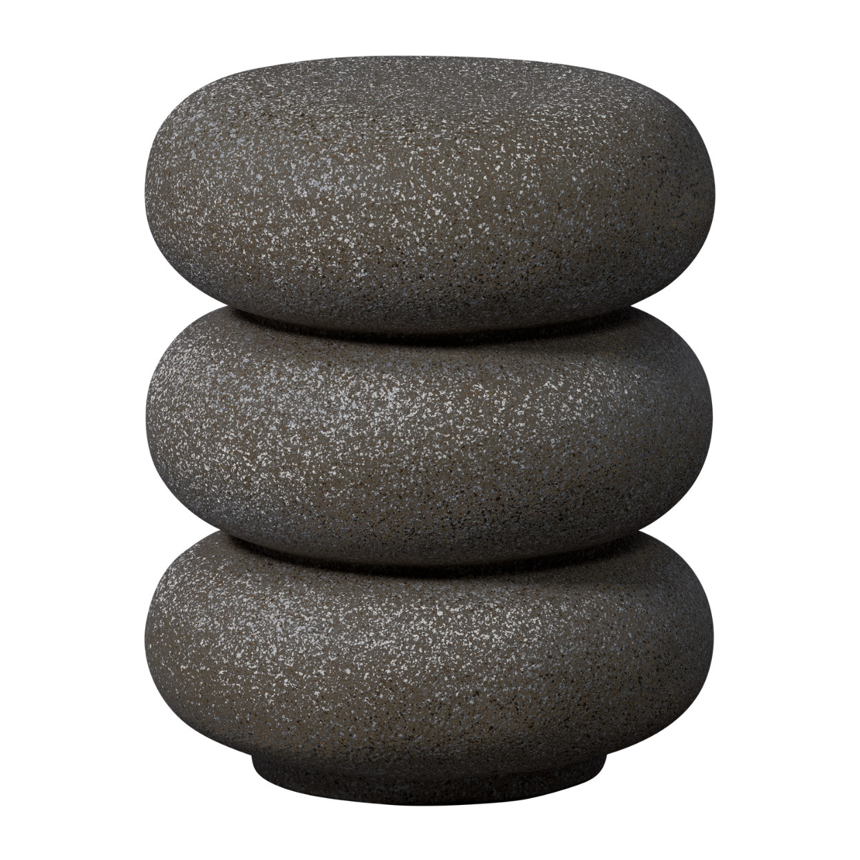 LAUREL SIDE TABLE WITH BLACK SPECKLES