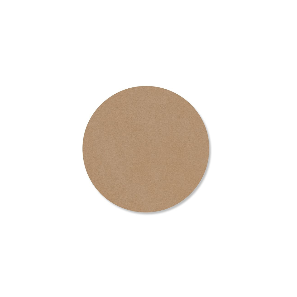 Onderzetter glass mat cirkel Nougat