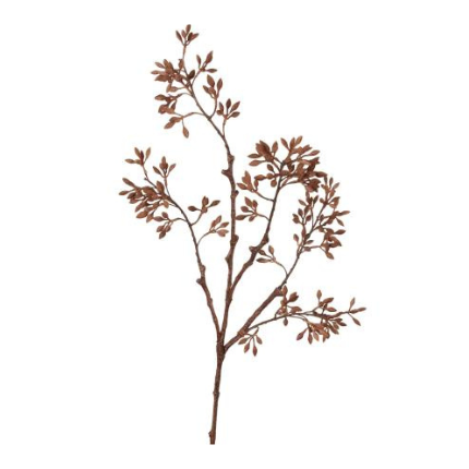 Kunsttak Wutong fruit tak 90 cm Bruin