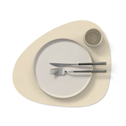 Placemat Curve L Vanilla