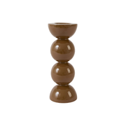 Kandelaar Nyons Glans caramel Ø7,5x20,5 cm