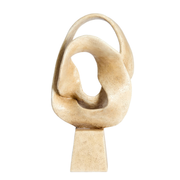 Ornament Isolde 25x16x47 cm sand