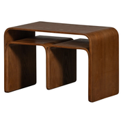 Frey multifunctionele bijzettafel walnoot