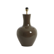 Lampenvoet Nana + lampenkap Ø33x51 cm donker bruin