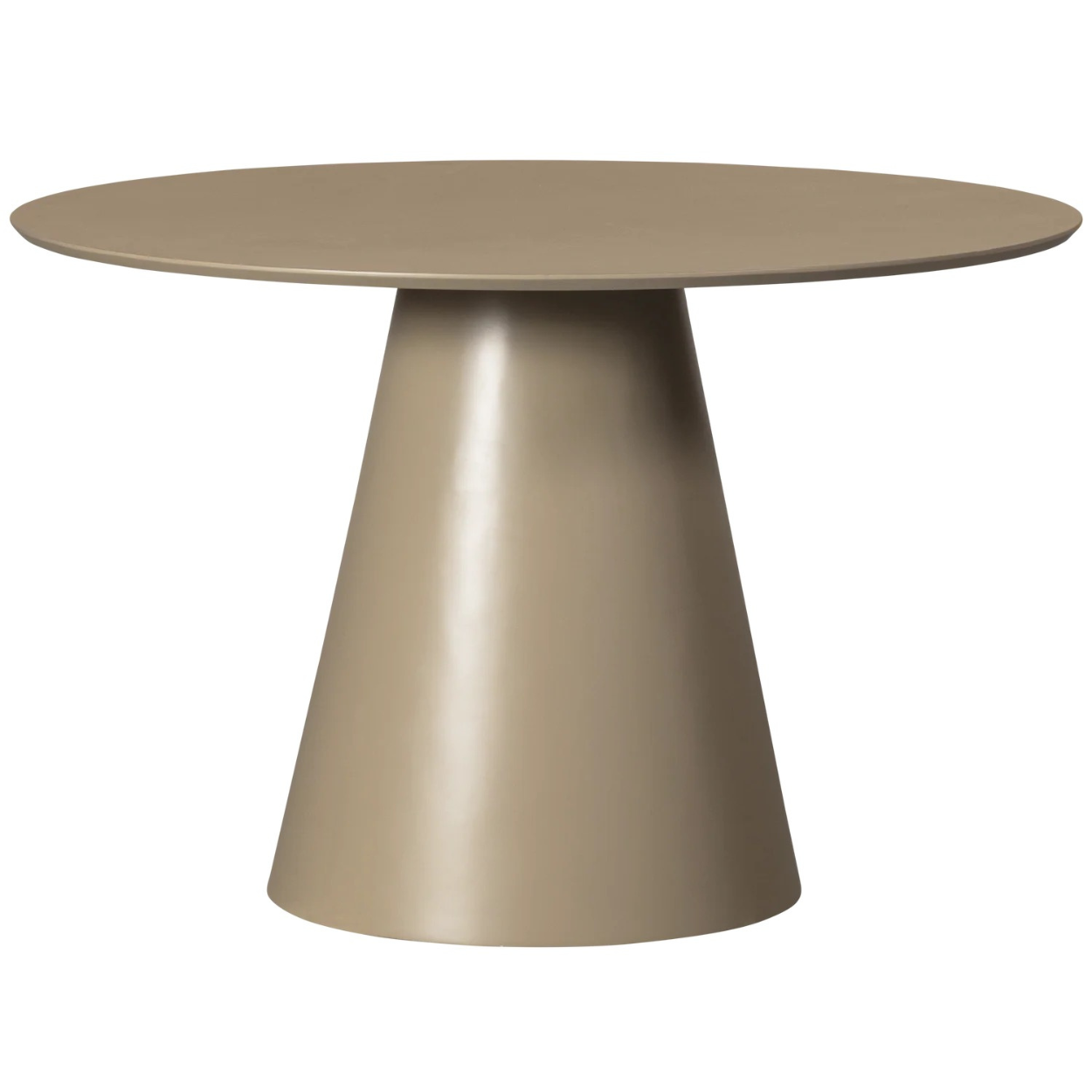 Jorre eettafel mdf militair bruin ø120 cm