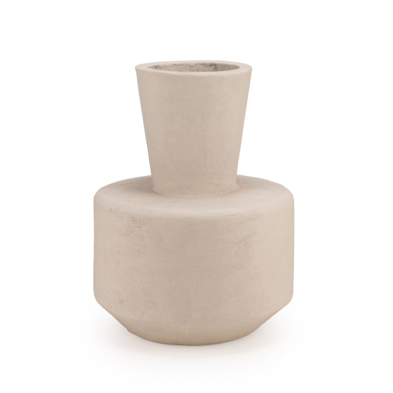 Vase/pot Tierra Estella 38x47 cm - White
