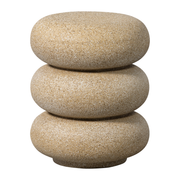 LAUREL SIDE TABLE WITH SPLITTER BEIGE