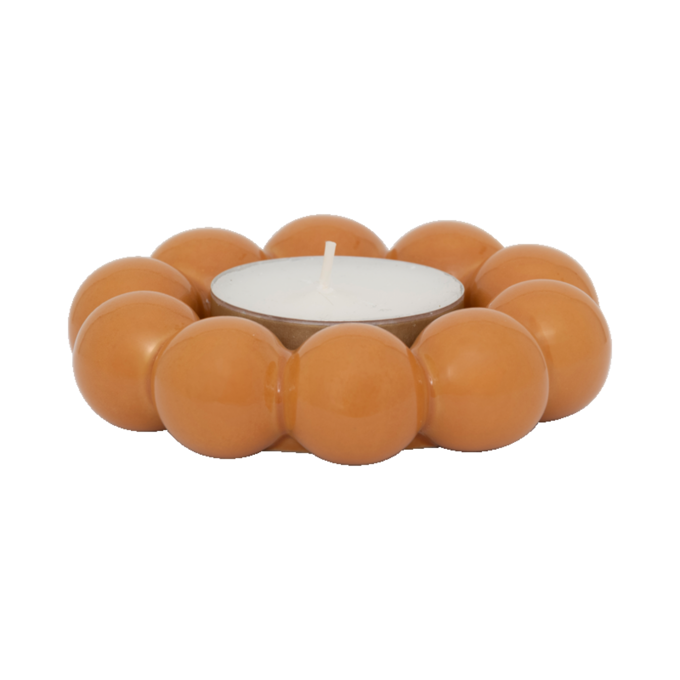 Kaarsenhouder Talon goud oranje