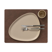 Placemat Square L Donker bruin
