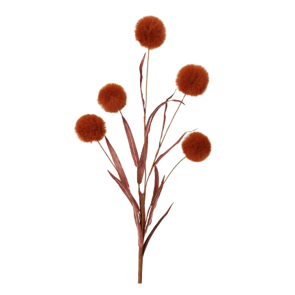 Kunsttak Bol x5 95 cm Donker bruin