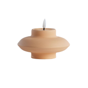 Tafellamp Jaydie Ø13x8 cm licht perzik