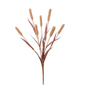 Kunsttak Typha x7 95 cm Licht coffee