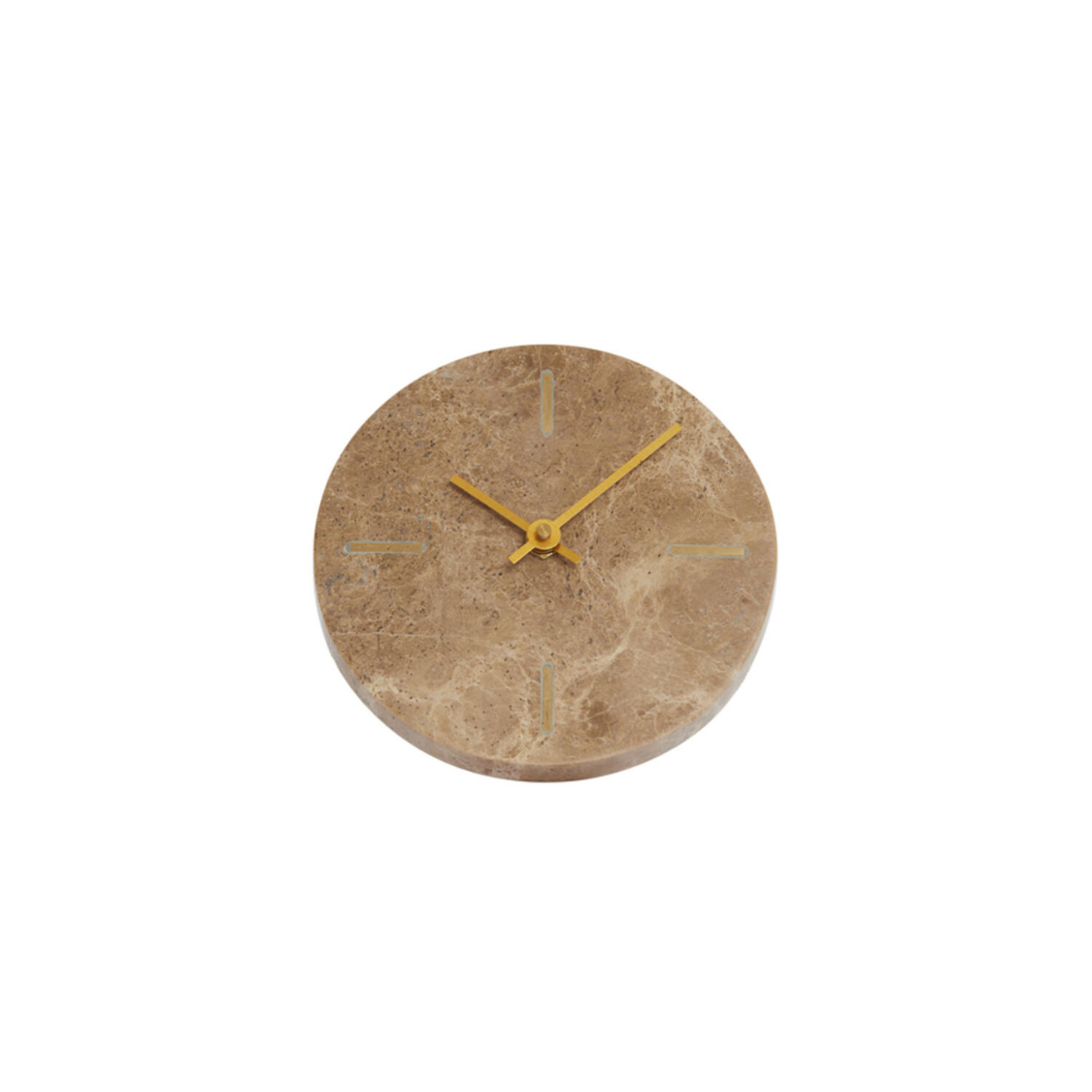 Klok Moreno 15 cm marmer bruin