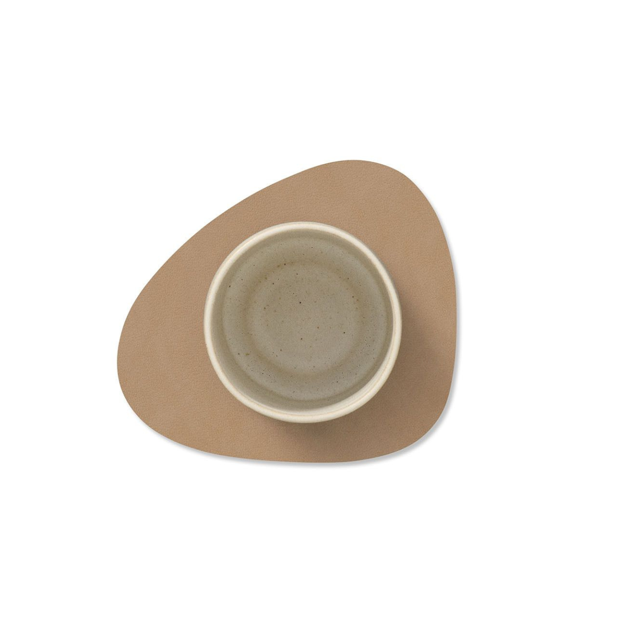 Onderzetter glass mat curve Nougat