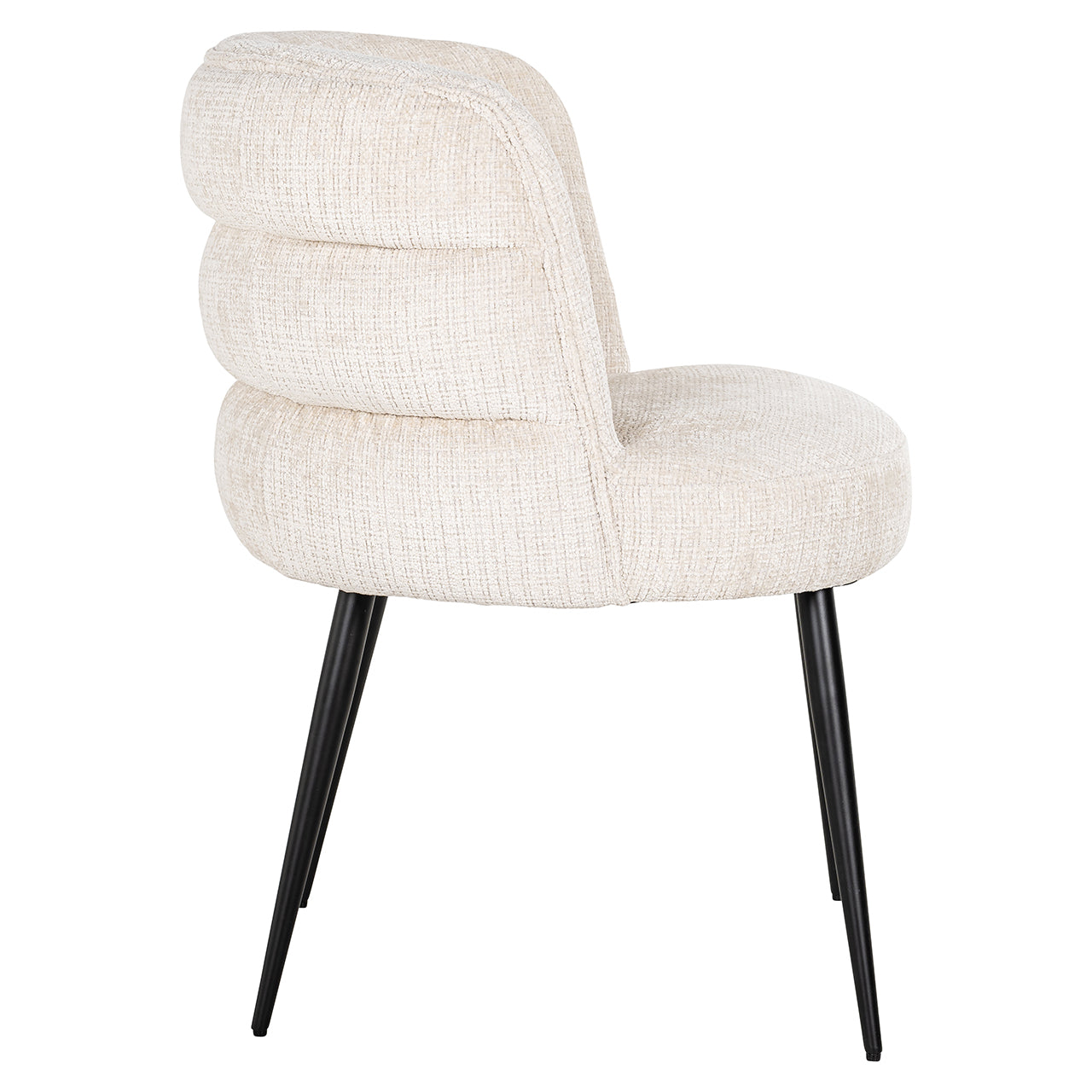 Eetkamerstoel Stella beige chenille fire retardant (Niagara 902 beige Chenille)