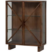KELLA 2-DOOR CABINET MANGO WOOD BROWN