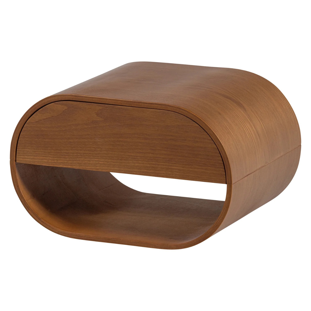 Momo hangend ladekast/nachtkastje hout bruin