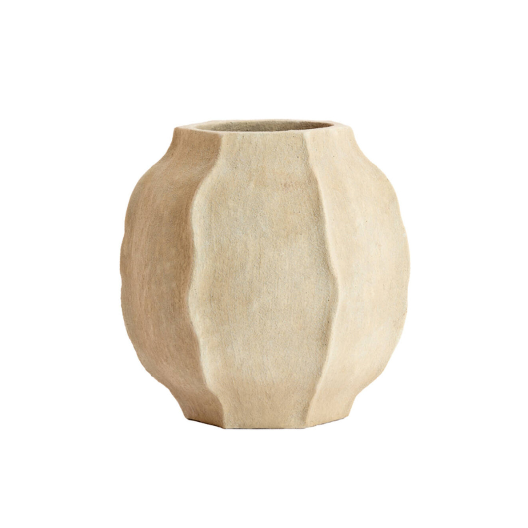 Vaas Saphira Ø40x40,5 cm mat zand