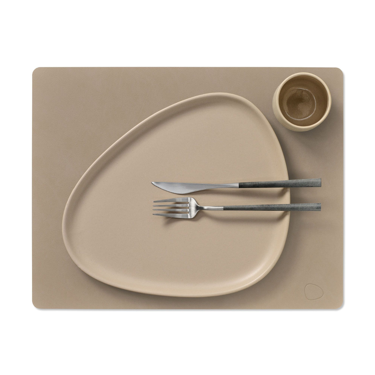 Placemat Square L Clay brown