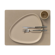 Placemat Square L Clay brown