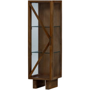 KELLA 1-DOOR CABINET MANGO WOOD BROWN