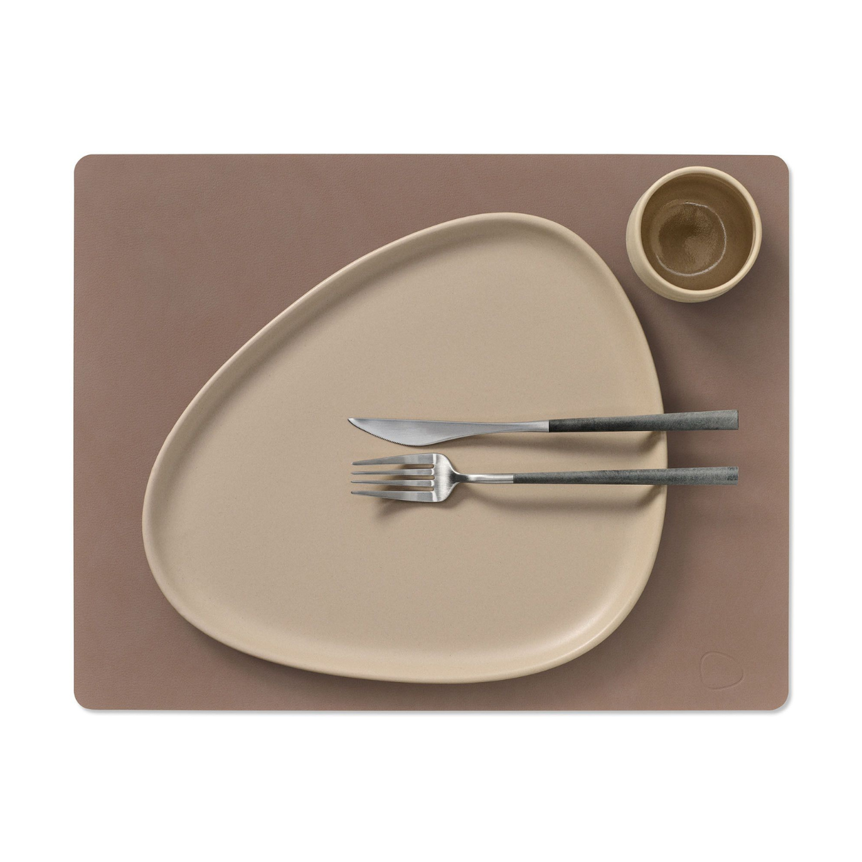 Placemat Square L Truffle