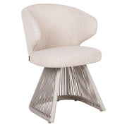 Outdoor eetkamerstoel Nuba beige alpine