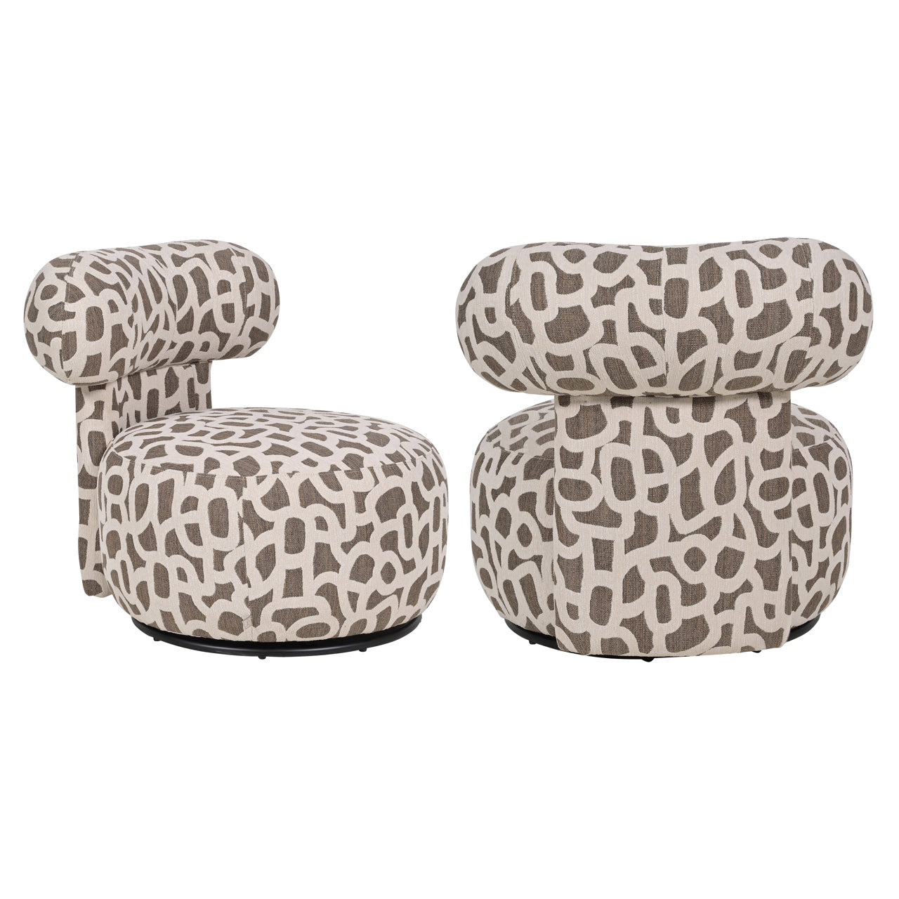Lounge stoel Kaya weave brown