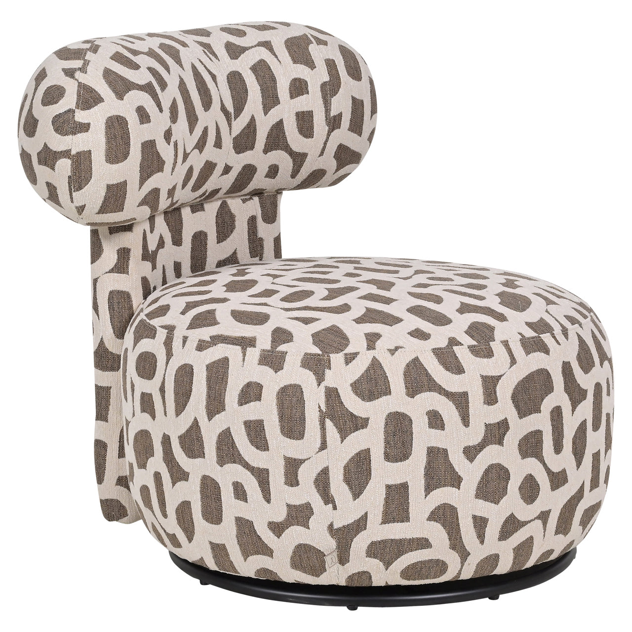 Lounge stoel Kaya weave brown