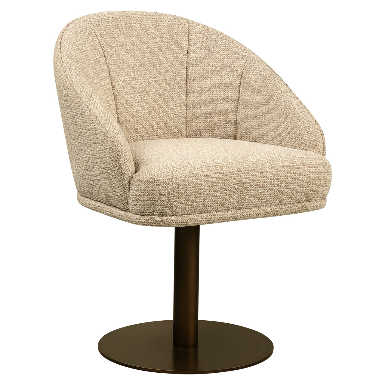 Eetkamerstoel Beverly natural fancy swivel