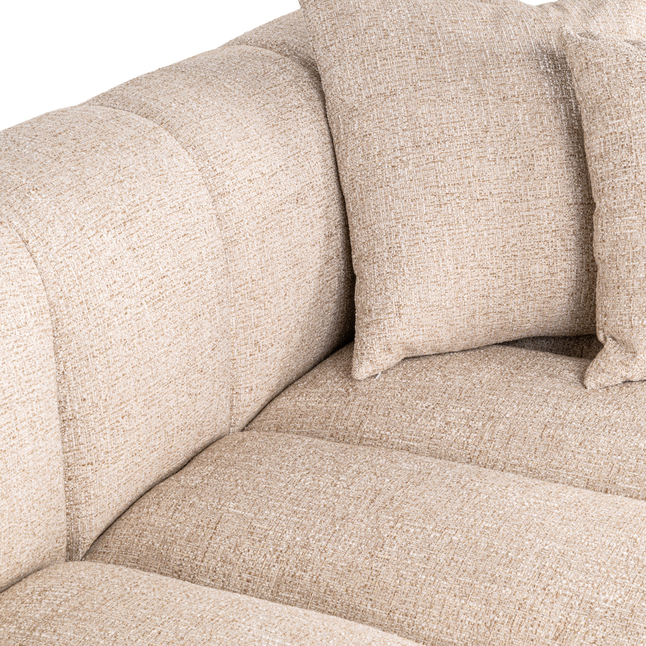 Bank Novaro cream tweed lounge right
