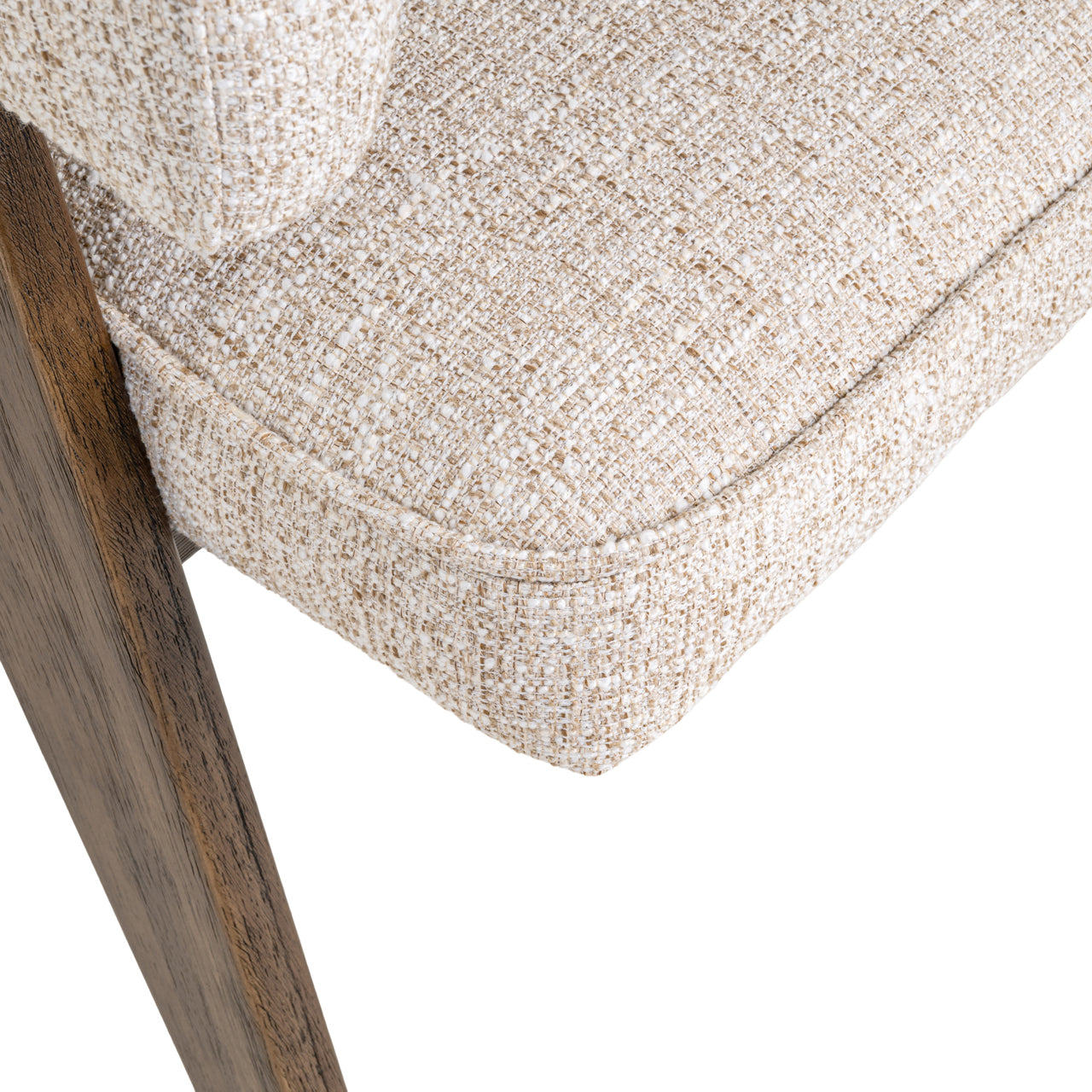 Eetkamerstoel Mori cream tweed