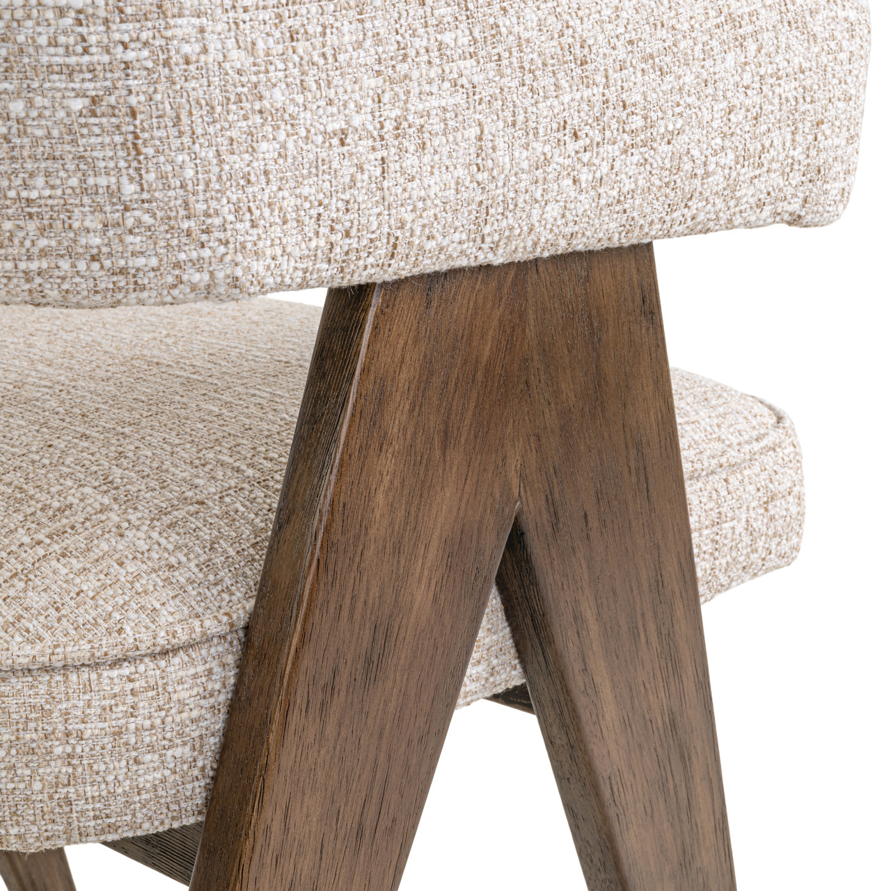 Eetkamerstoel Mori cream tweed