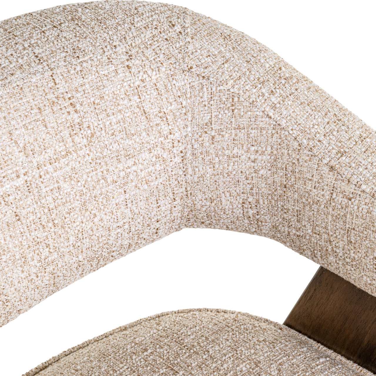 Eetkamerstoel Mori cream tweed