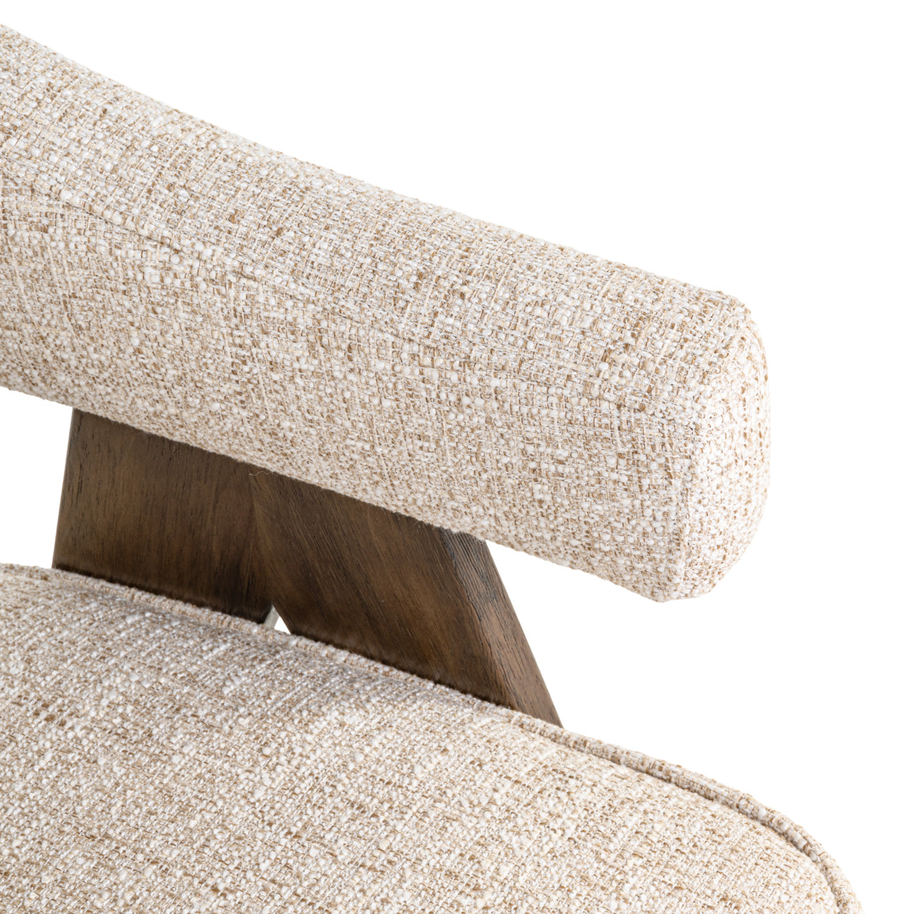 Eetkamerstoel Mori cream tweed