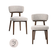 Eetkamerstoel Basker natural fancy set van 2