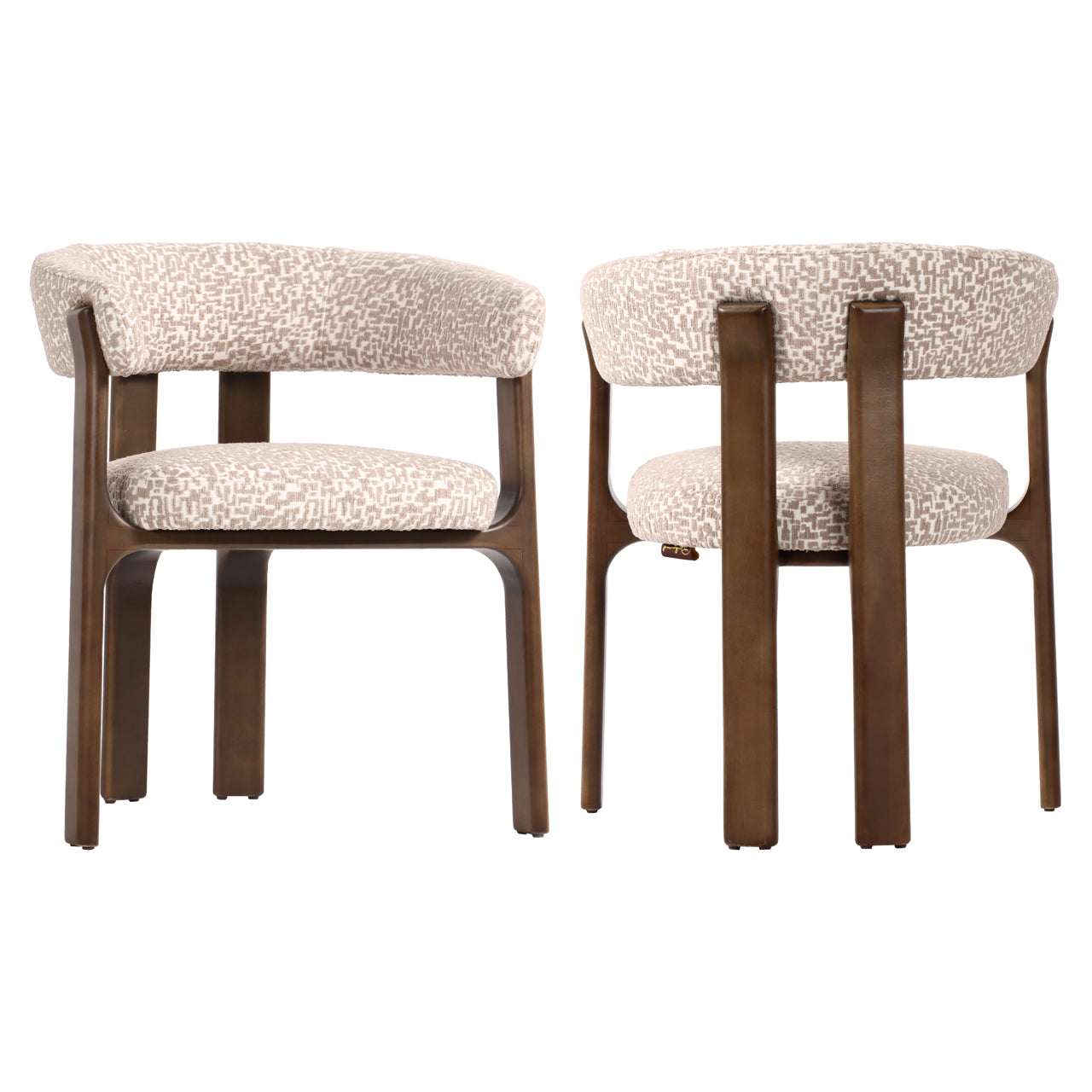 Eetkamerstoel Contigo natural geo