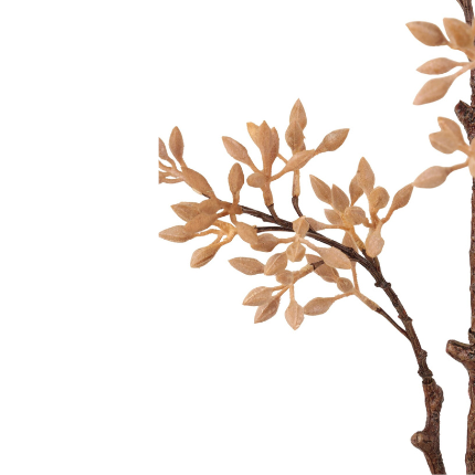 Kunsttak Wutong fruit tak 77 cm Beige