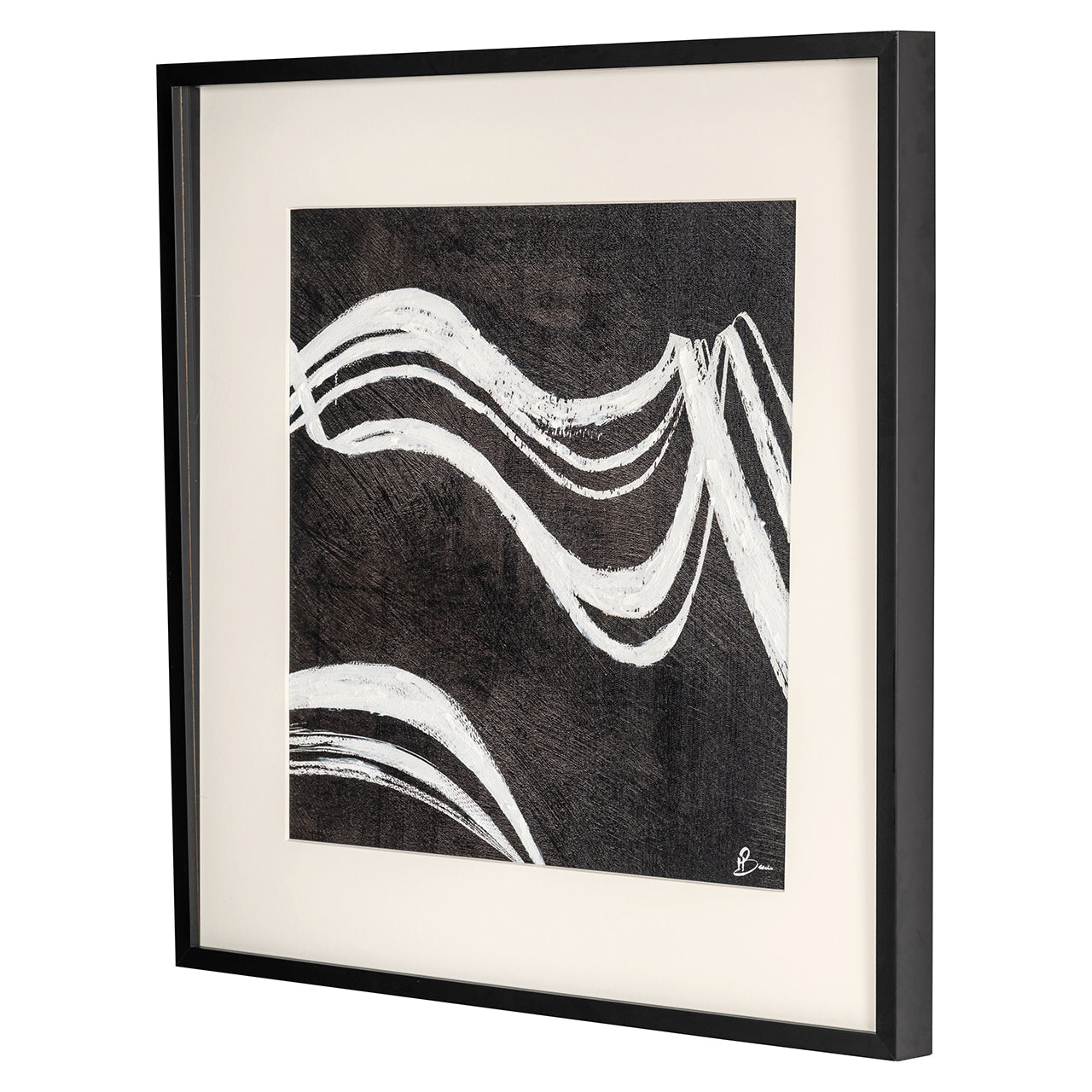 Wanddecoratie Jozy Black/white