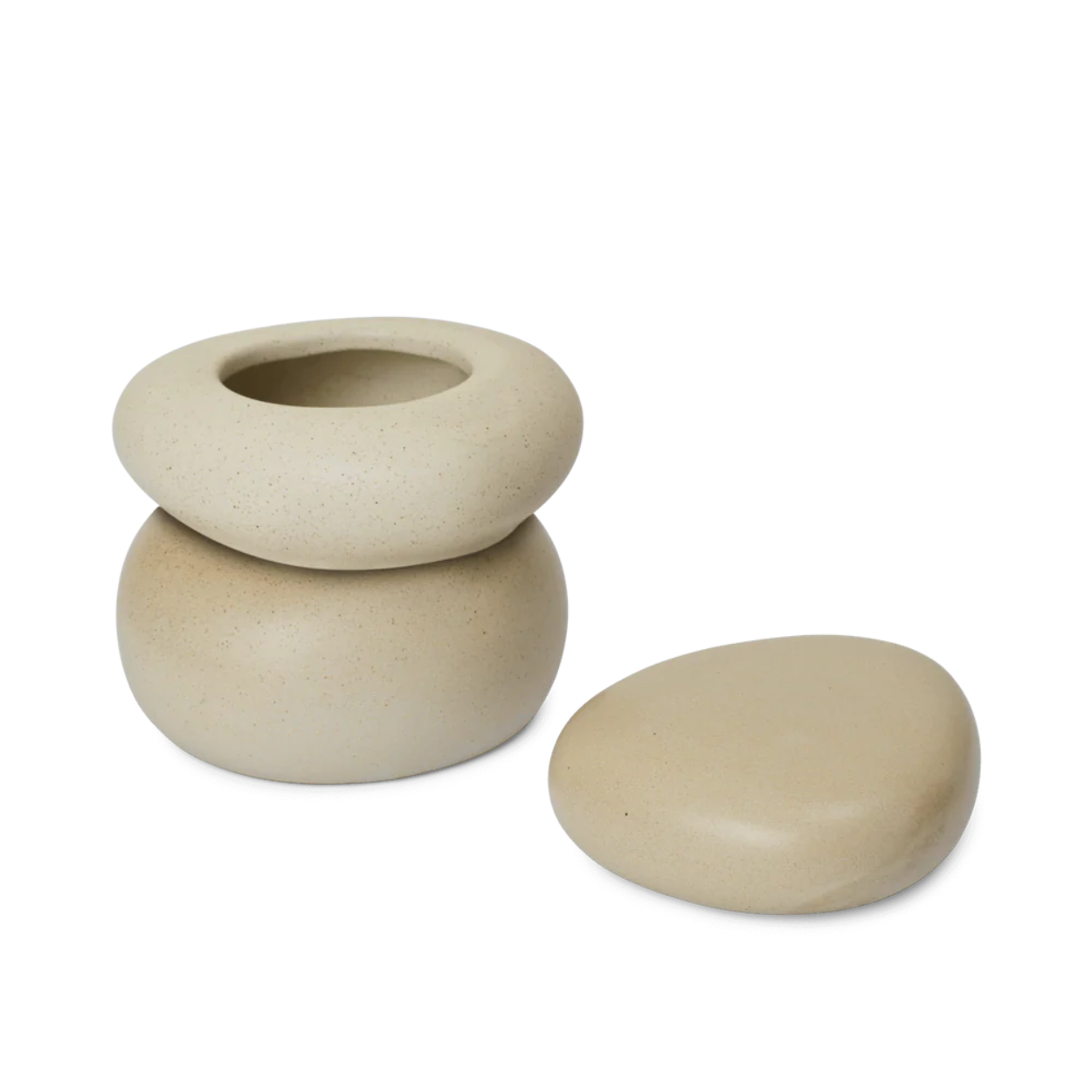 Opbergdoos/ornament pebblebox L