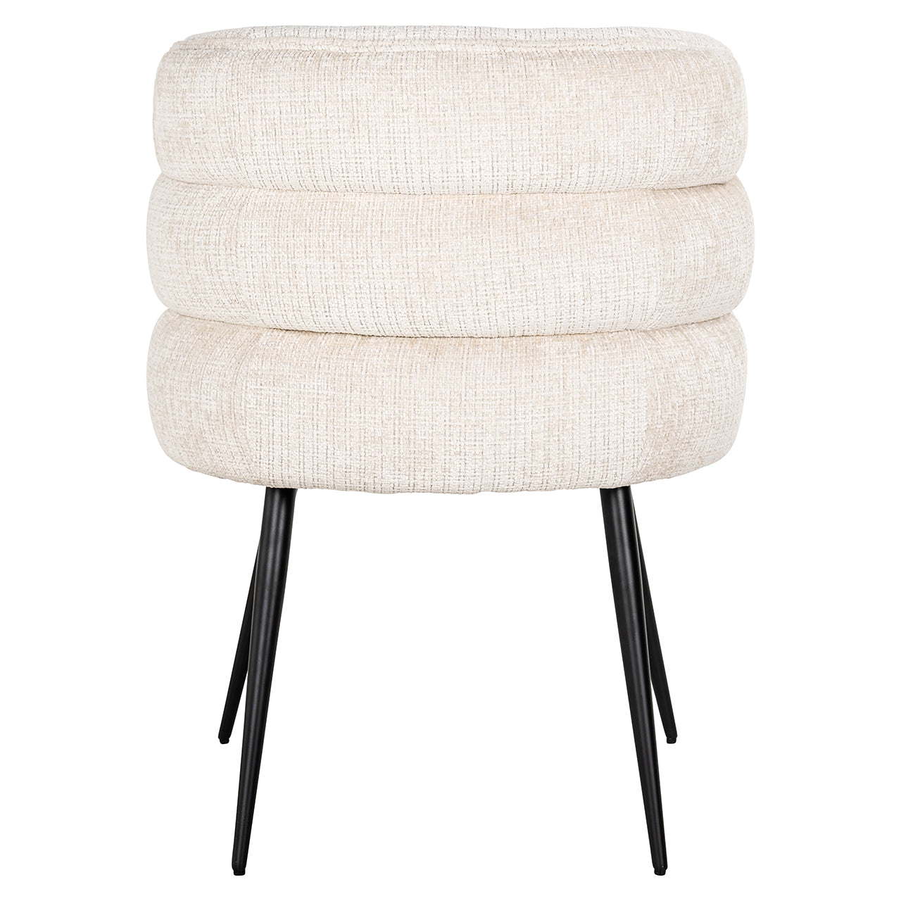 Eetkamerstoel Stella beige chenille fire retardant (Niagara 902 beige Chenille)