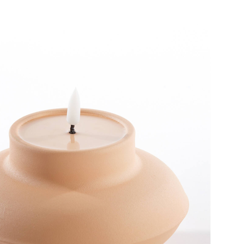 Tafellamp Jaydie Ø14x10,5 cm licht perzik