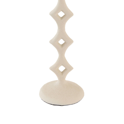 Kandelaar Jerula creme Ø9x24,5 cm