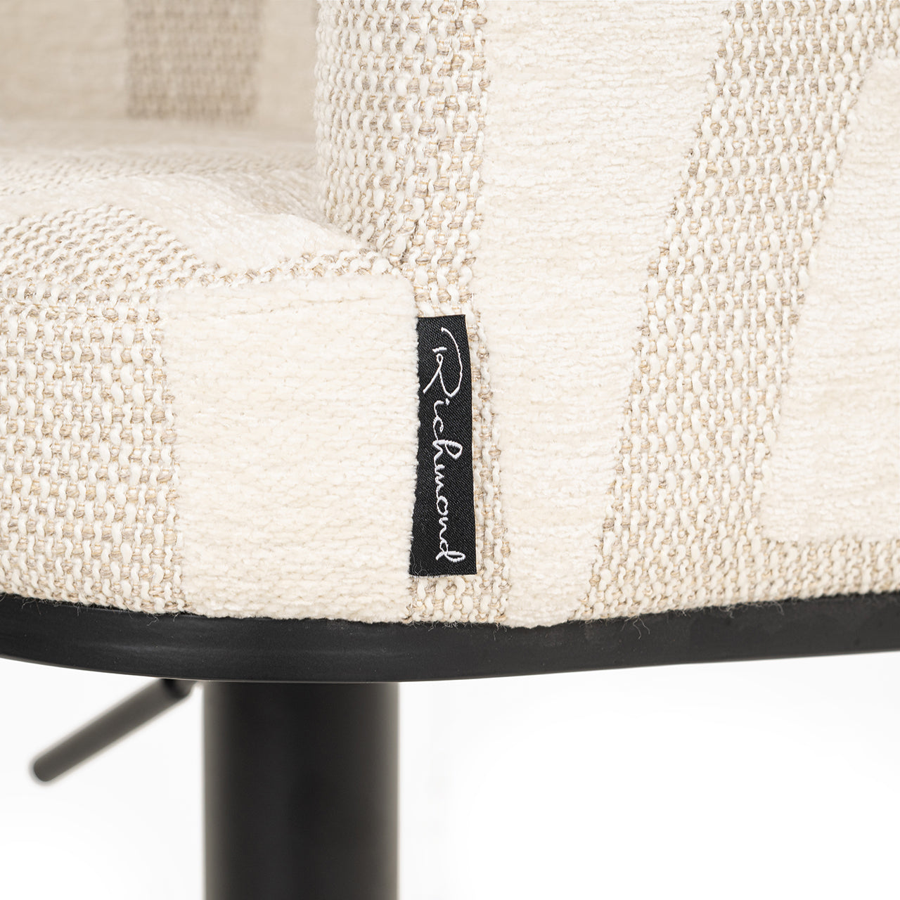 Bar/counterstoel Cheyenne beige graffic (Beige graffic)