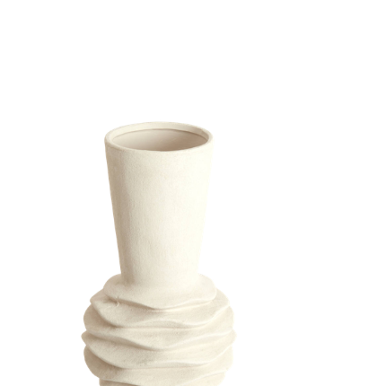 Vaas Olivora creme Ø18x47,5 cm